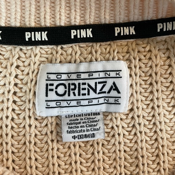 PINK Love Pink Forenza Light Pink Sweater - Picture 2 of 3